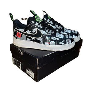 Size 8.5 Men's - Nike Air Force 1 '07 LX Worldwide Pack - Black Authentic in Box